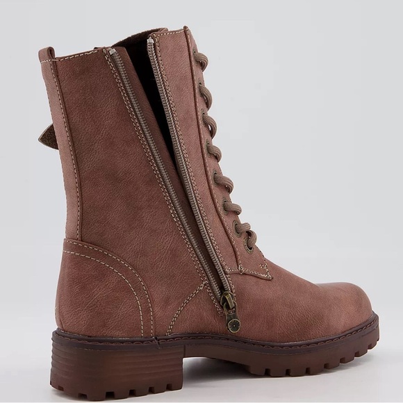 Blowfish Malibu Women’s Rauly Zip Boots Walnut Local Sheriff Shoes Size 7.5 NEW - Picture 5 of 13